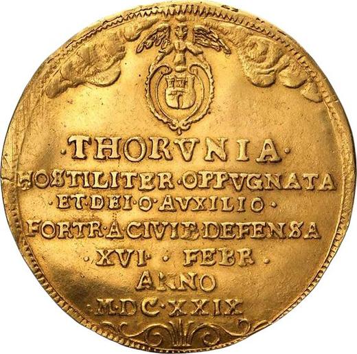 Reverse 5 Ducat 1629 "Siege of Torun (Brandtaler)" - Gold Coin Value - Poland, Sigismund III Vasa