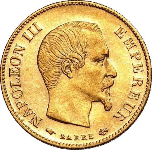 Obverse 10 Francs 1859 A "Type 1855-1860" - Gold Coin Value - France, Napoleon III