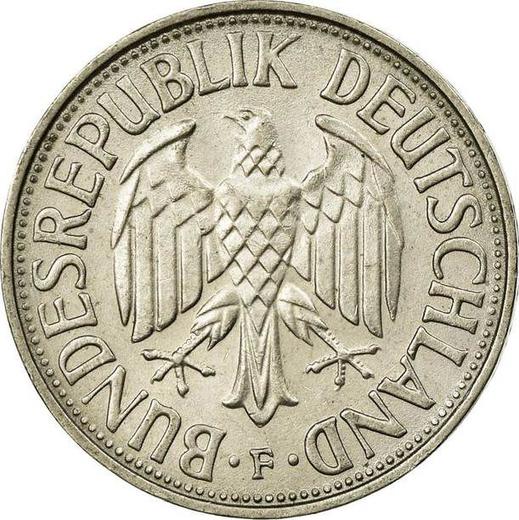 Reverse 1 Mark 1970 F - Coin Value - Germany, FRG
