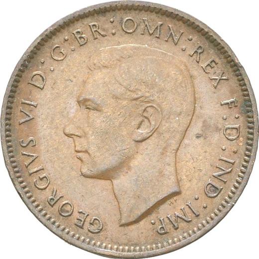 Avers 1 Farthing 1946 HP - Münze Wert - Großbritannien, Georg VI