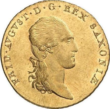 Avers 10 Taler 1813 I.G.S. - Goldmünze Wert - Sachsen-Albertinische, Friedrich August I