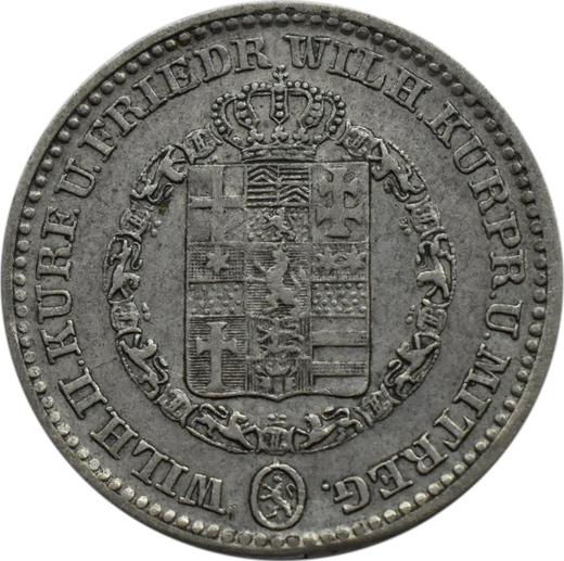 Obverse 1/6 Thaler 1840 - Silver Coin Value - Hesse-Cassel, William II
