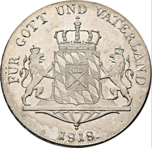 Revers Taler 1818 "Typ 1807-1825" - Silbermünze Wert - Bayern, Maximilian I