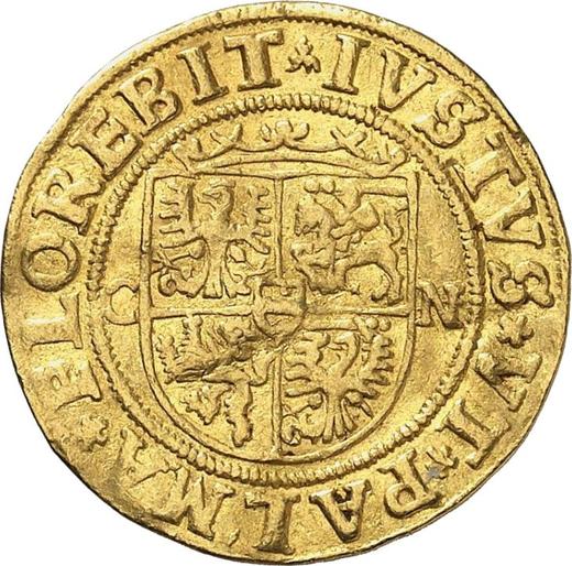 Reverse Ducat 1532 CN - Gold Coin Value - Poland, Sigismund I the Old