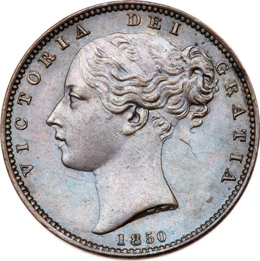 Obverse Farthing 1850 WW -  Coin Value - United Kingdom, Victoria