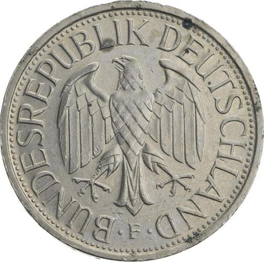 Reverse 1 Mark 1987 F -  Coin Value - Germany, FRG