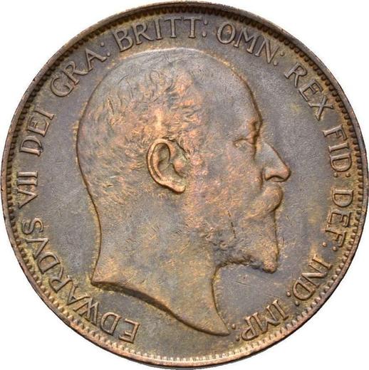 Obverse Penny 1906 "Type 1902-1910" -  Coin Value - United Kingdom, Edward VII