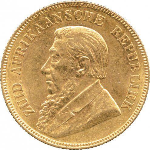 Obverse Pond (Transvaal) 1900 - Gold Coin Value - RSA, Transvaal Republic