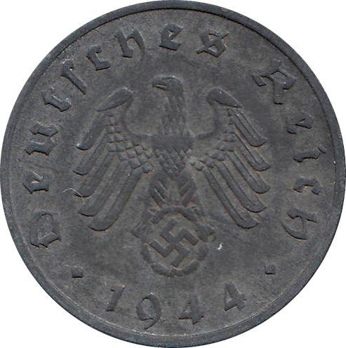 Revers 10 Reichspfennig 1944 F "Typ 1940-1945" - Münze Wert - Deutschland, Drittes Reich