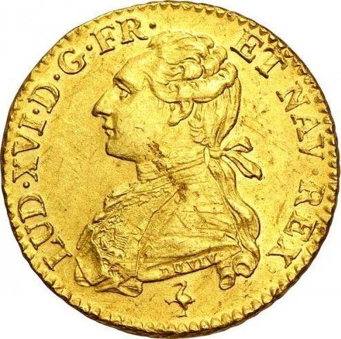 Obverse Louis d'Or 1777 A - Gold Coin Value - France, Louis XVI