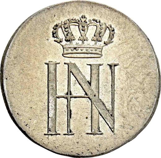 Obverse 1/24 Thaler 1809 C "Crown without ribbons" - Silver Coin Value - Westphalia, Jérôme Napoléon