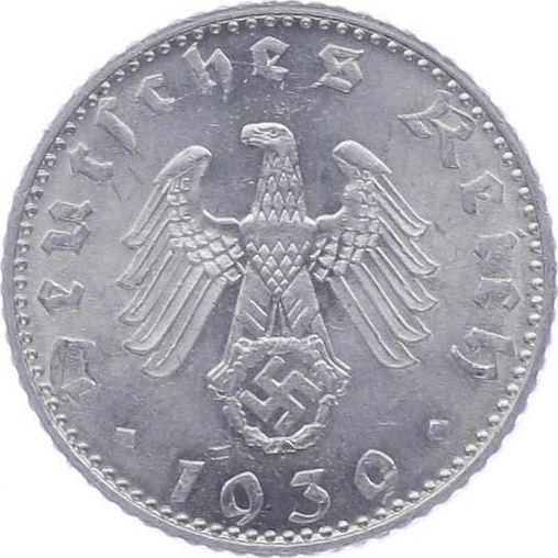 Reverse 50 Reichspfennig 1939 B "Type 1939-1944" -  Coin Value - Germany, Third Reich