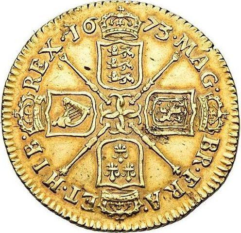 Reverse Guinea 1673 "Fourth laureate bust" - Gold Coin Value - United Kingdom, Charles II