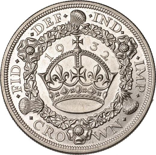 Reverse Crown 1932 - Silver Coin Value - United Kingdom, George V