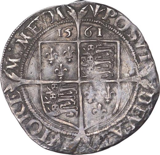 Reverse Sixpence 1561 "Third issues" - Silver Coin Value - United Kingdom, Elizabeth I