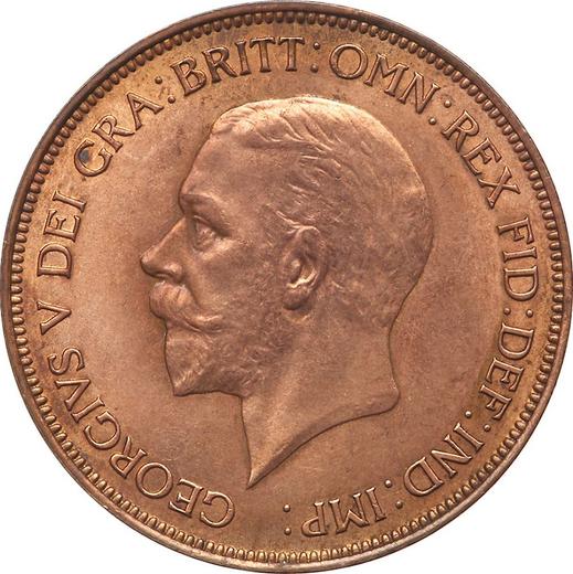 Obverse Penny 1932 "Type 1911-1936" -  Coin Value - United Kingdom, George V