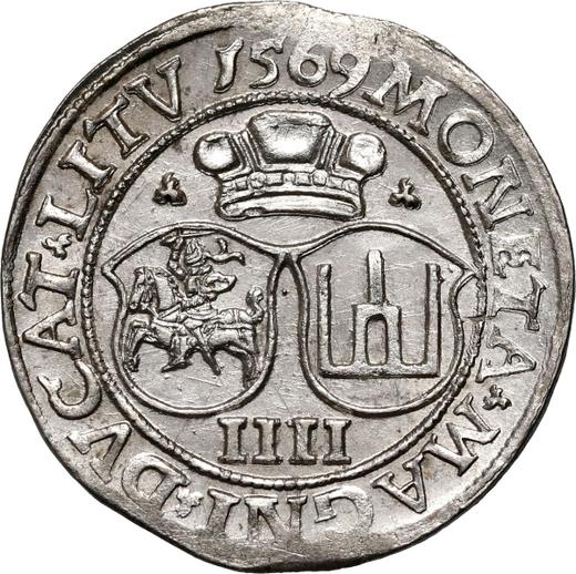 Reverse 4 Grosz 1569 "Lithuania" - Silver Coin Value - Poland, Sigismund II Augustus
