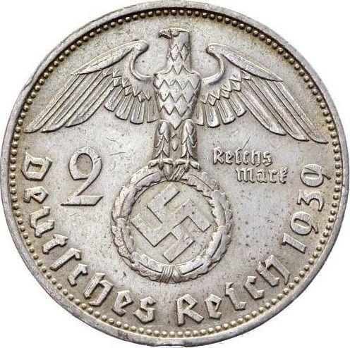 Reverse 2 Reichsmark 1939 E "Type 1936-1939" - Silver Coin Value - Germany, Third Reich