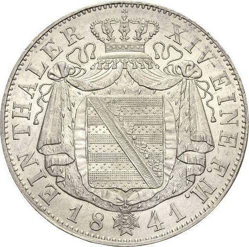 Reverse Thaler 1841 G - Silver Coin Value - Saxony-Albertine, Frederick Augustus II