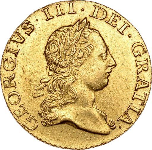 Obverse Half Guinea 1764 "Second laureate bust" - Gold Coin Value - United Kingdom, George III