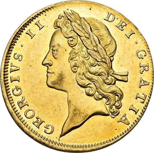 Obverse Guinea 1729 "Young Head" - Gold Coin Value - United Kingdom, George II