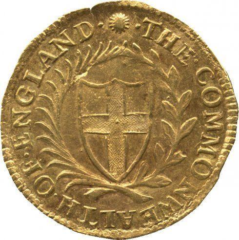 Obverse Double crown 1656 - Gold Coin Value - United Kingdom, Commonwealth