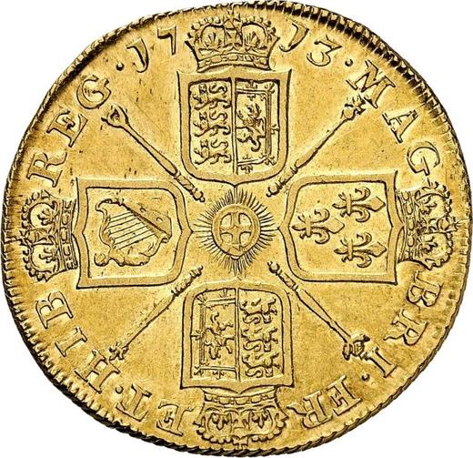 Реверс монеты - 2 гинеи 1713 года "После объединения" - цена золотой монеты - Великобритания, Анна