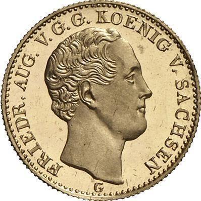 Obverse 2 1/2 Thaler 1842 G - Gold Coin Value - Saxony-Albertine, Frederick Augustus II