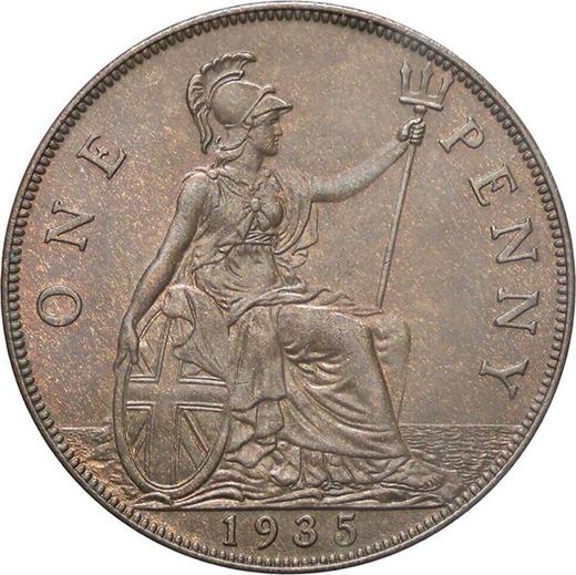 Reverse Penny 1935 "Type 1911-1936" -  Coin Value - United Kingdom, George V