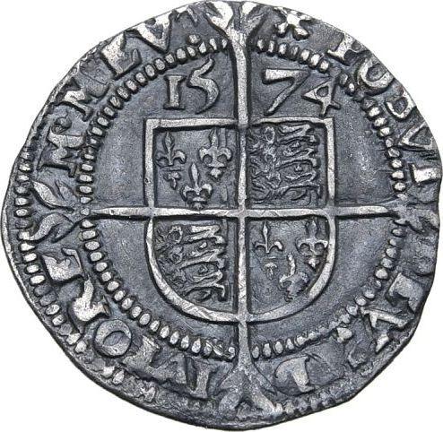 Reverse Threepence 1574 "Third issues" - Silver Coin Value - United Kingdom, Elizabeth I