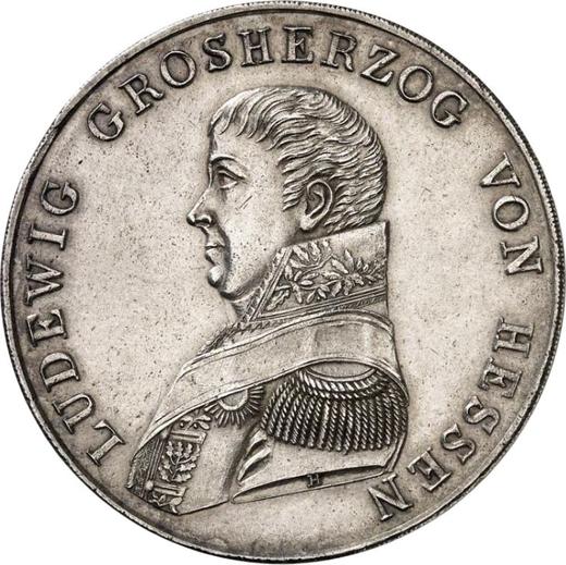 Avers Taler 1819 H. R. - Silbermünze Wert - Hessen-Darmstadt, Ludwig I