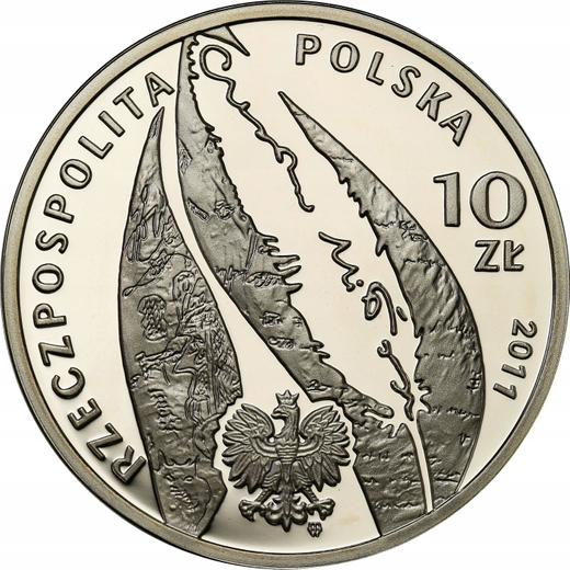 Avers 10 Zlotych 2011 MW RK "Czesław Miłosz" - Silbermünze Wert - Polen, III Republik Polen nach Stückelung