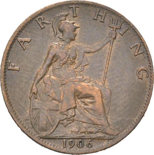 Rewers monety - 1 farthing 1906 - cena  monety - Wielka Brytania, Edward VII