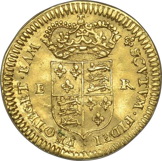 Reverso Media corona Sin fecha (1561-1570) - valor de la moneda de oro - Gran Bretaña, Isabel I