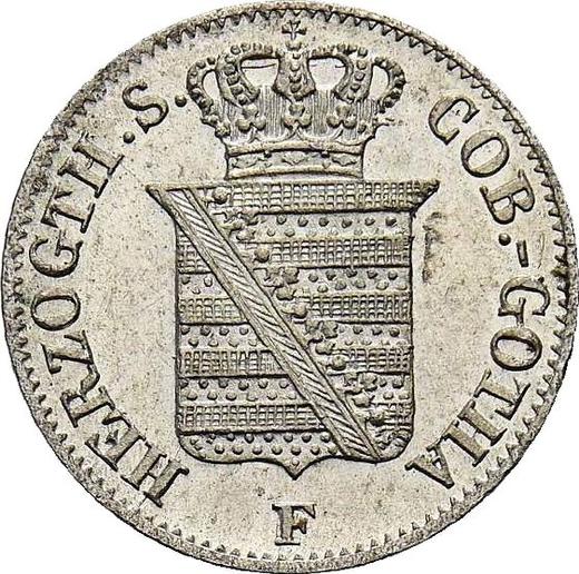 Obverse 1/2 Groschen 1858 F - Silver Coin Value - Saxe-Coburg and Gotha, Ernest II