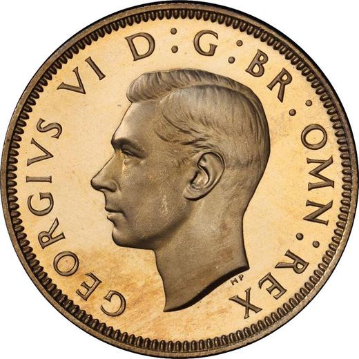 Anverso 1 chelín 1947 HP "Tipo 1947-1948" - valor de la moneda  - Gran Bretaña, Jorge VI
