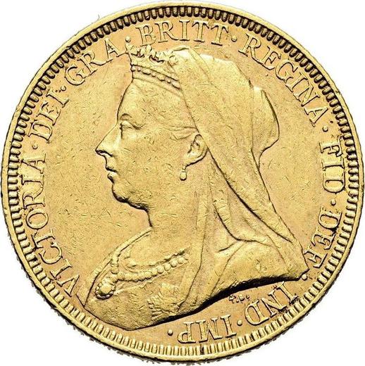 Avers Sovereign 1896 TB - Goldmünze Wert - Großbritannien, Victoria