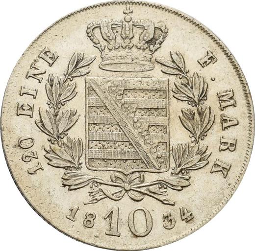 Reverse 10 Kreuzer 1834 - Silver Coin Value - Saxe-Coburg and Gotha, Ernest I