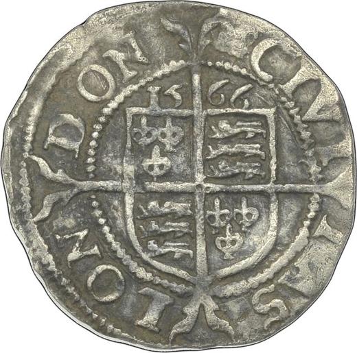 Reverse 1 1/2 Pence 1566 "Third issues" - Silver Coin Value - United Kingdom, Elizabeth I
