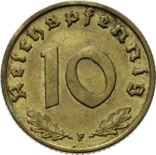 Obverse 10 Reichspfennig 1939 F "Type 1936-1939" -  Coin Value - Germany, Third Reich