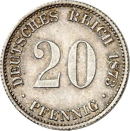 Awers monety - 20 fenigów 1873 C "Typ 1873-1877" - cena srebrnej monety - Niemcy, Cesarstwo Niemieckie