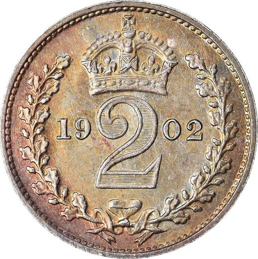 Reverse Twopence 1902 - Silver Coin Value - United Kingdom, Edward VII