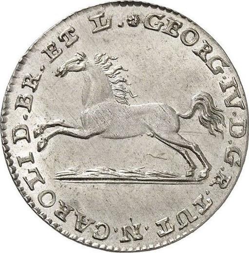 Obverse 1/12 Thaler 1820 MC - Silver Coin Value - Brunswick-Wolfenbüttel, Charles II