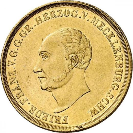Obverse 10 Thaler 1828 - Gold Coin Value - Mecklenburg-Schwerin, Frederick Francis I