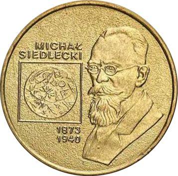 Reverse 2 Zlote 2001 MW ET "Michal Siedlecki" -  Coin Value - Poland, III Republic after denomination
