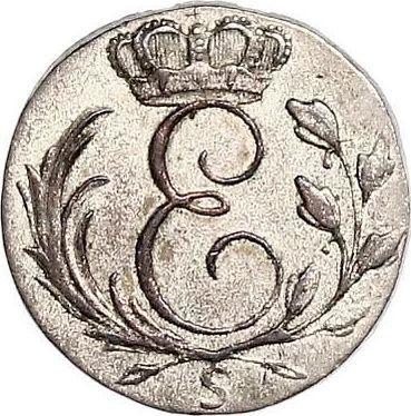 Anverso 1 Kreuzer 1825 S - valor de la moneda de plata - Sajonia-Coburgo-Saalfeld, Ernesto I
