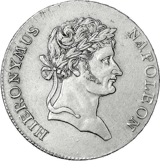 Awers monety - Talar 1811 C "Mały wieniec laurowy" - cena srebrnej monety - Westfalia, Hieronim Napoleon