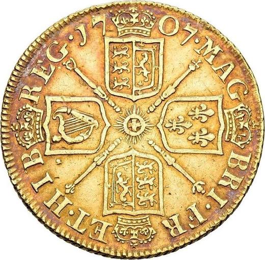 Revers 1 Guinee 1707 "Erster Porträttyp" Nach der Vereinigung - Goldmünze Wert - Großbritannien, Anne