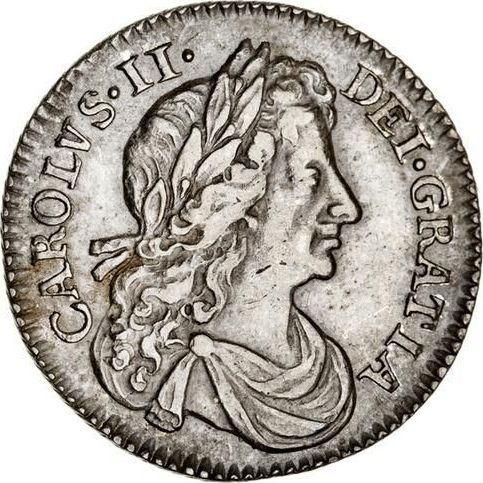 Obverse Sixpence 1674 - Silver Coin Value - United Kingdom, Charles II