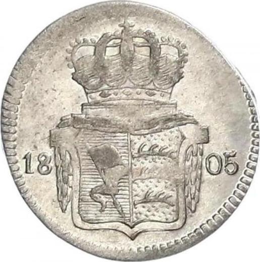 Reverse 3 Kreuzer 1805 - Silver Coin Value - Württemberg, Frederick I
